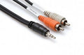 Hosa 3.5mm TRS (Aux/Headphone) to Dual RCA Stereo Breakout Cable