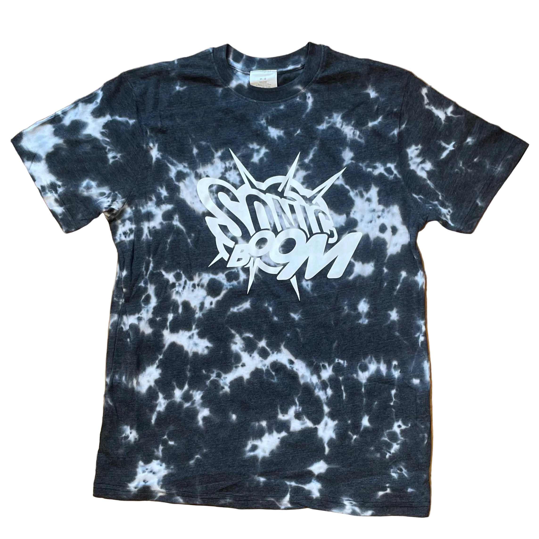 Sonic Boom Tye Dye T-Shirt (Psychedelic Space with WHITE Logo)