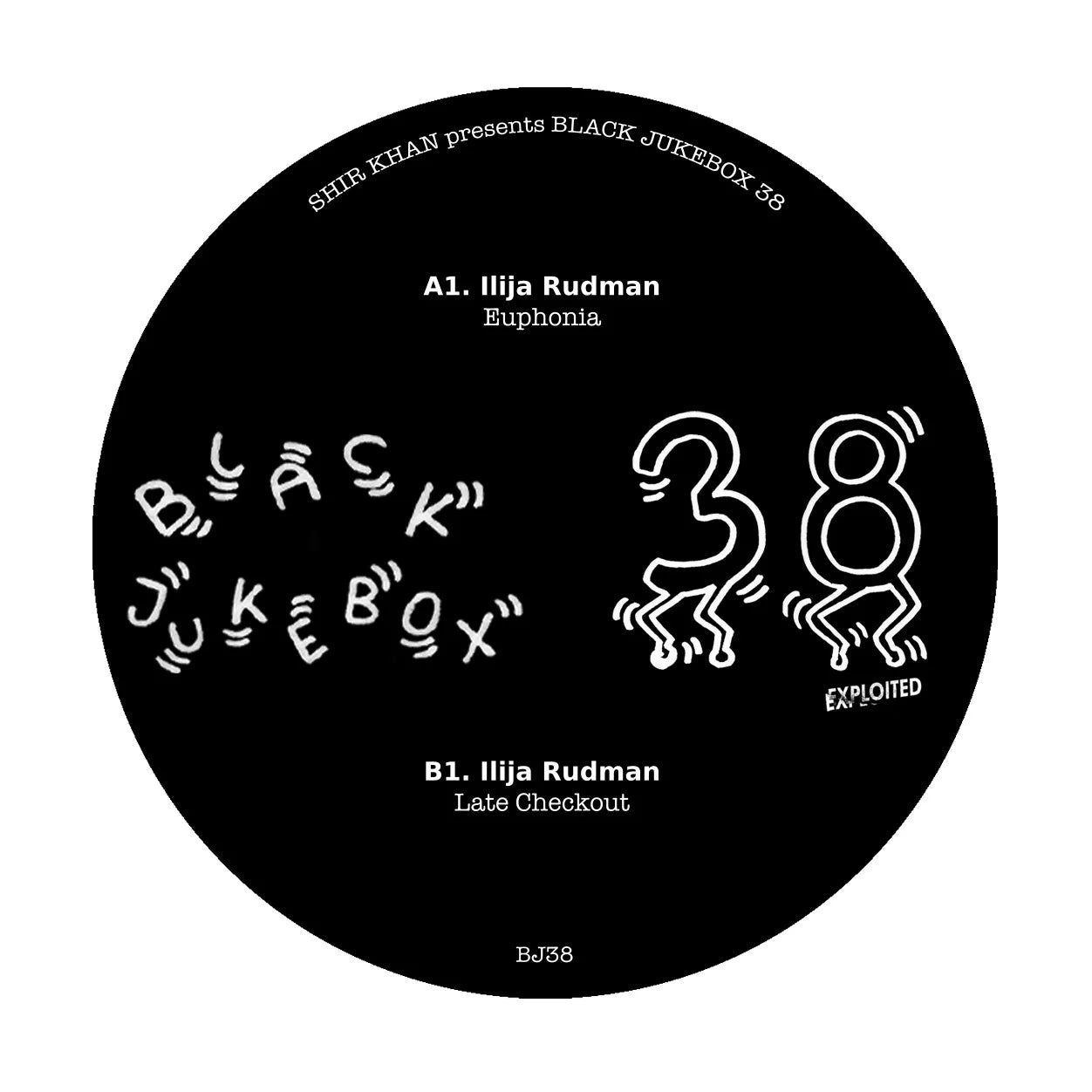 Ilija Rudman - Shir Khan Presents: Black Jukebox 38 (12") (New Vinyl)