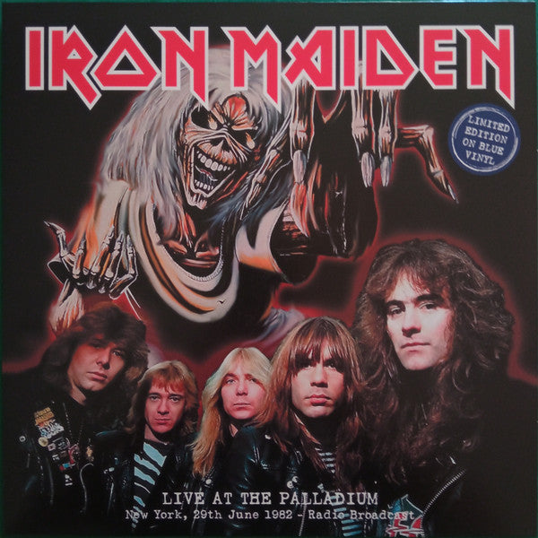 Iron Maiden - Live At Palladium, NY, 29th June, 1982 (Blue Vinyl) (New Vinyl)