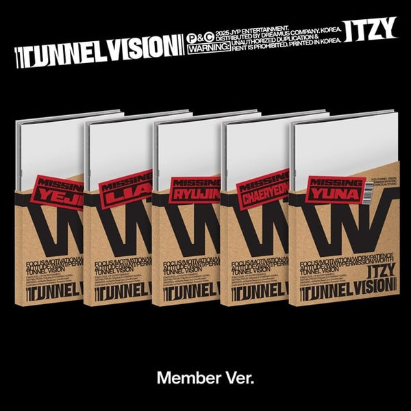 Itzy - Tunnel Vision (Member) (New CD)