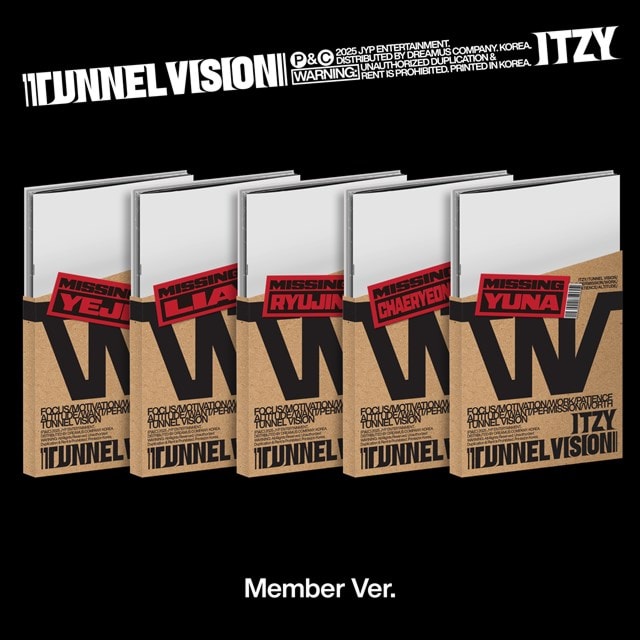 Itzy - Tunnel Vision (Member) (New CD)