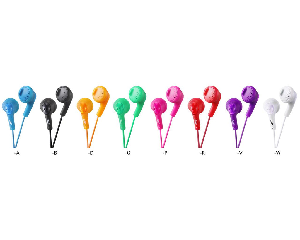 JVC HA-F160 Gumy Bass Boost Earbud Headphones
