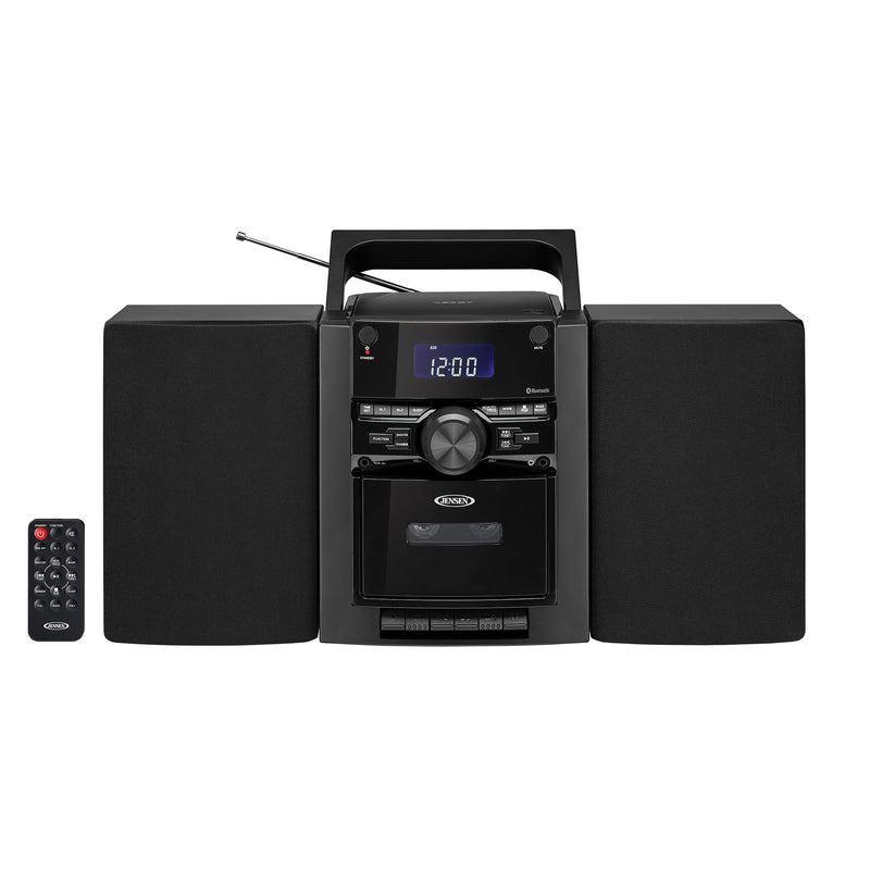 Jensen CD-785B Portable Stereo Bluetooth CD Music System with Cassette and Digital AM/FM Radio (Black) (Electronics) ***AVAILABLE AS IN-STORE PICKUP ONLY***