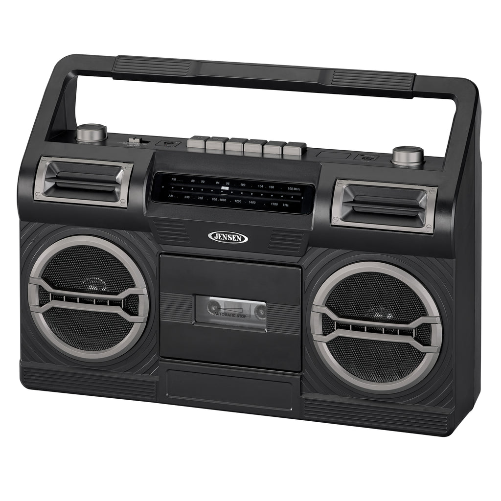 Jensen CD500 Boombox Cassette Player/Recorder AM/FM Stereo Radio (Black) (Electronics) ***AVAILABLE AS IN-STORE PICKUP ONLY***