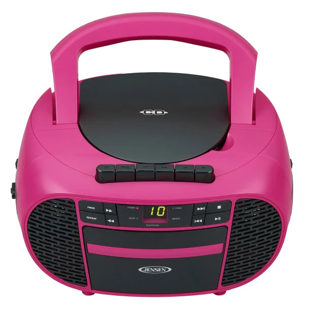 Jensen CD550B Boombox CD Cassette Recorder AM/FM Stereo Radio (Black) (Electronics) ***AVAILABLE AS IN-STORE PICKUP ONLY***