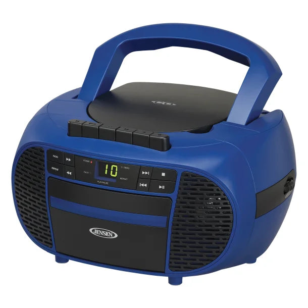 Jensen CD550B Boombox CD Cassette Recorder AM/FM Stereo Radio (Black) (Electronics) ***AVAILABLE AS IN-STORE PICKUP ONLY***