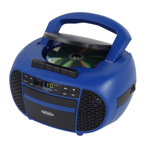 Jensen CD550B Boombox CD Cassette Recorder AM/FM Stereo Radio (Black) (Electronics) ***AVAILABLE AS IN-STORE PICKUP ONLY***