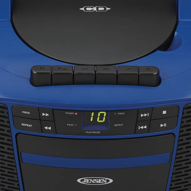 Jensen CD550B Boombox CD Cassette Recorder AM/FM Stereo Radio (Black) (Electronics) ***AVAILABLE AS IN-STORE PICKUP ONLY***