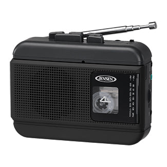 Jensen MCR-75 - Personal Cassette Player/Recorder with AM/FM Radio