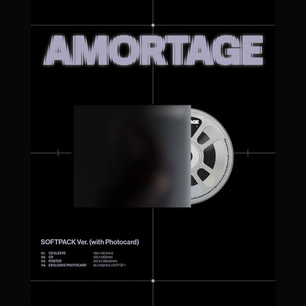 Jisoo - Amortage (Softpack Ver. w/ Photocard) (New CD)