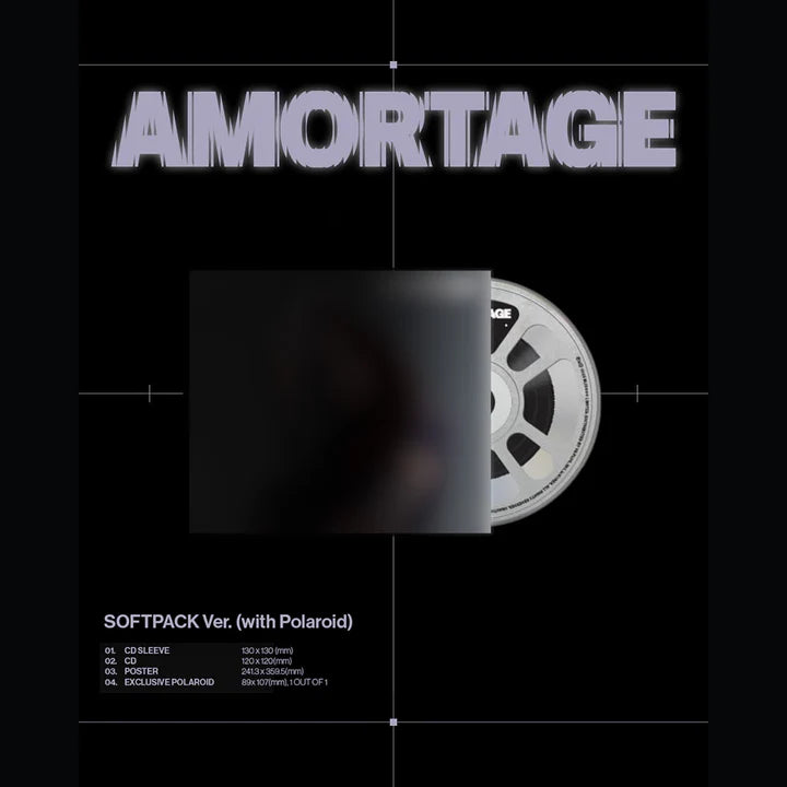 Jisoo - Amortage (Softpack Ver. w/ Polaroid) (New CD)
