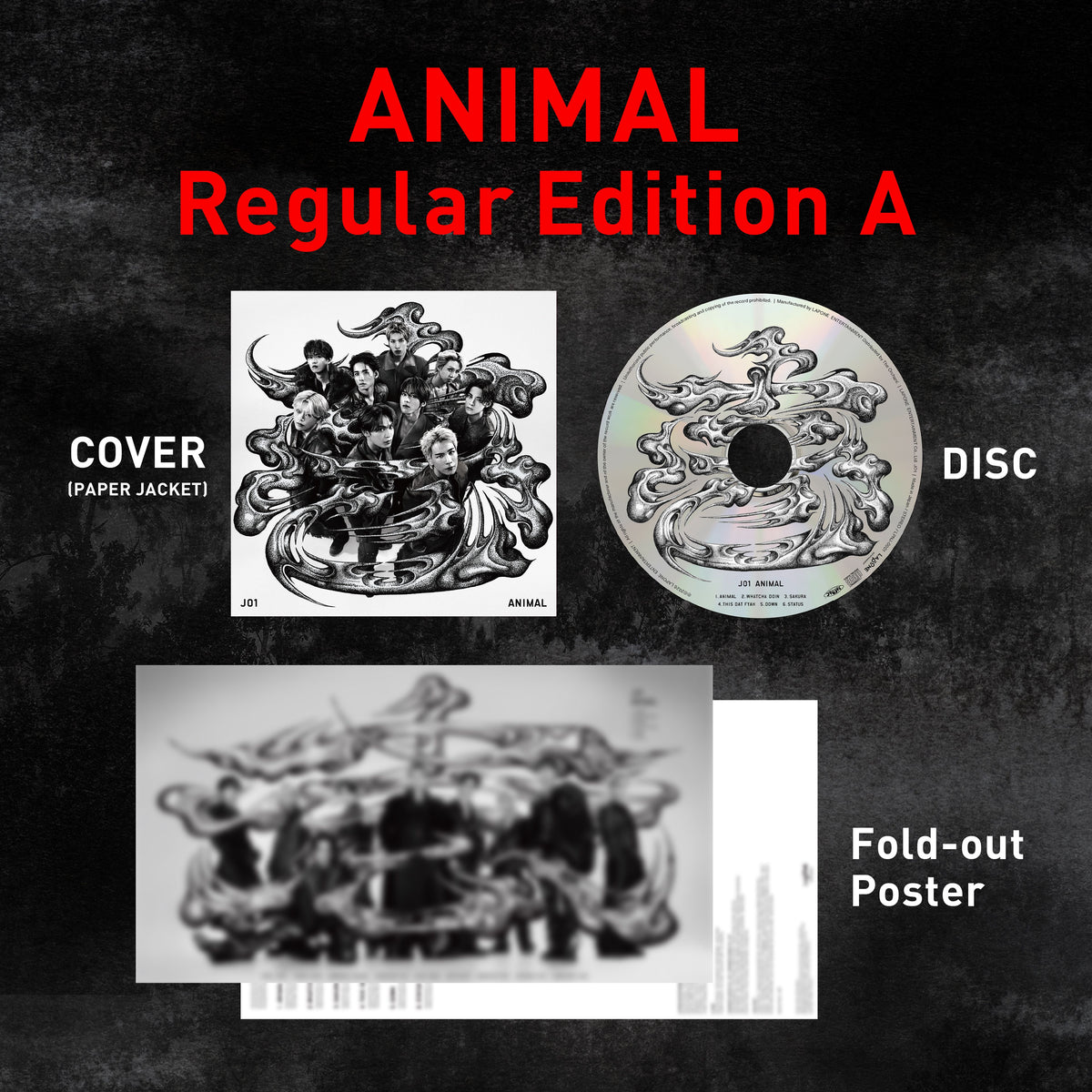 Jo1 - Animal (Regular Edition A) (New CD)