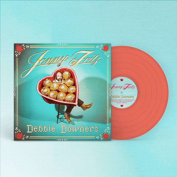 Jonny Fritz - Debbie Downers (Transparent Candy Apple Red Vinyl) (New Vinyl)