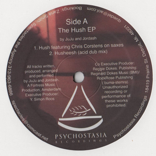 Juju and Jordash - The Hush EP (12") (New Vinyl)