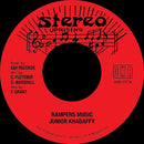 Junior Khadaffy – Rampers Music/Version (7") (New Vinyl)