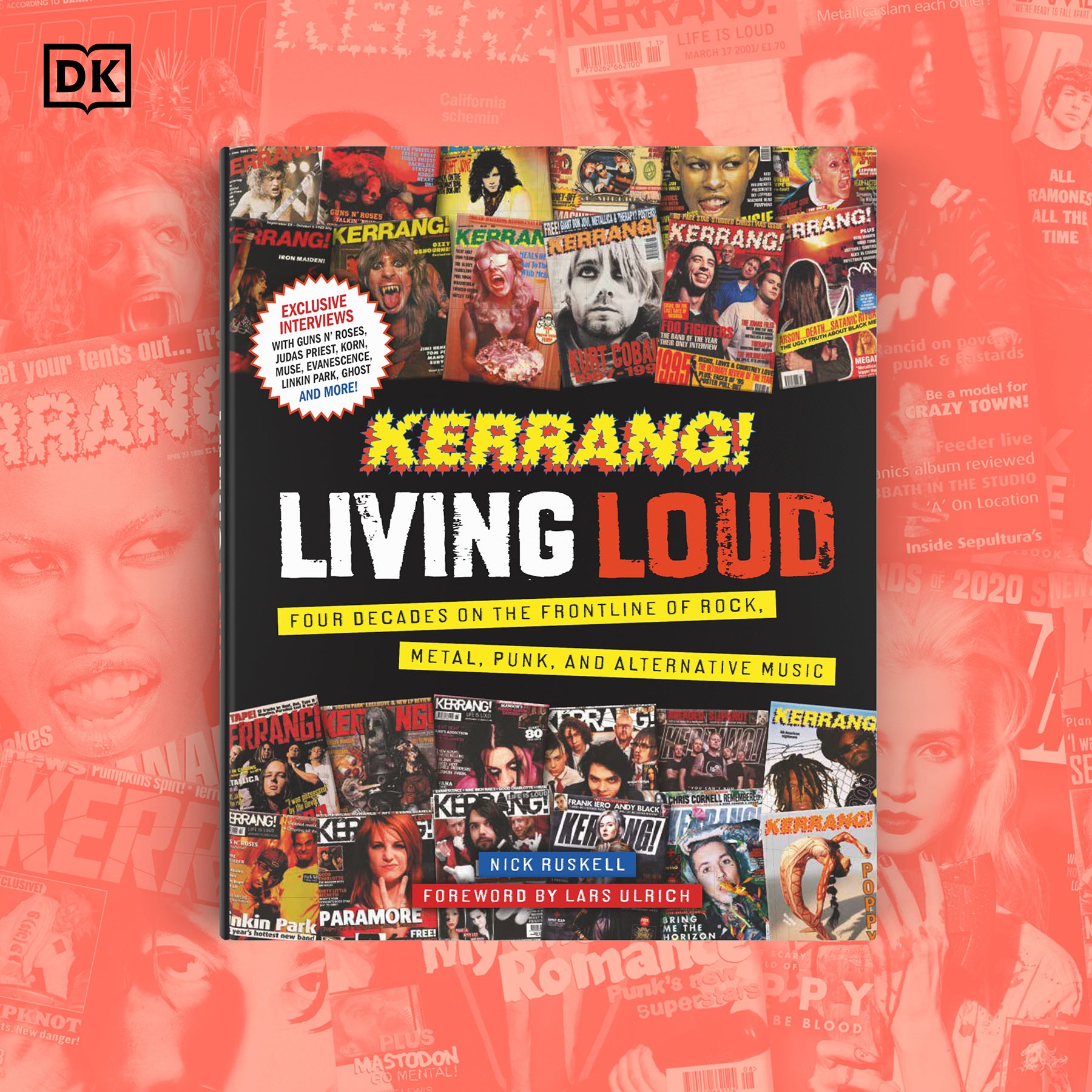 Kerrang! Living Loud: Four Decades on the Frontline of Rock, Metal, Punk, and Alternative Music (New Book)