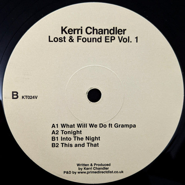Kerri Chandler - Lost and Found E.P. Vol 1 (New Vinyl)
