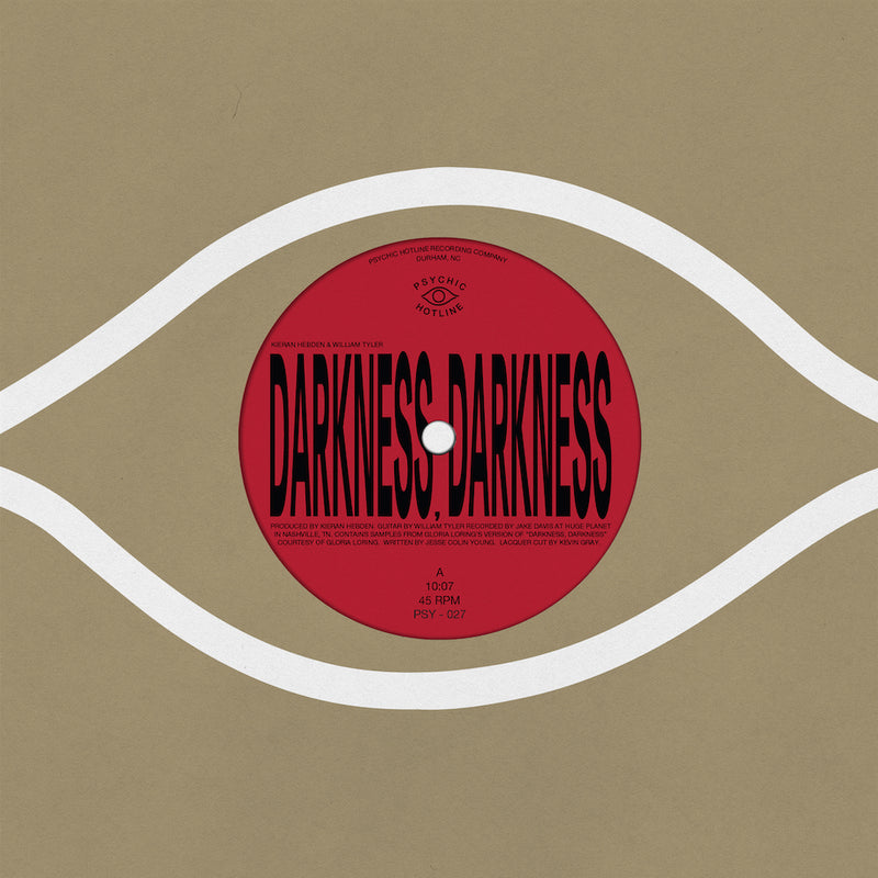 Kieran Hebden & William Tyler - Darkness, Darkness/No Services 12" (New Vinyl)
