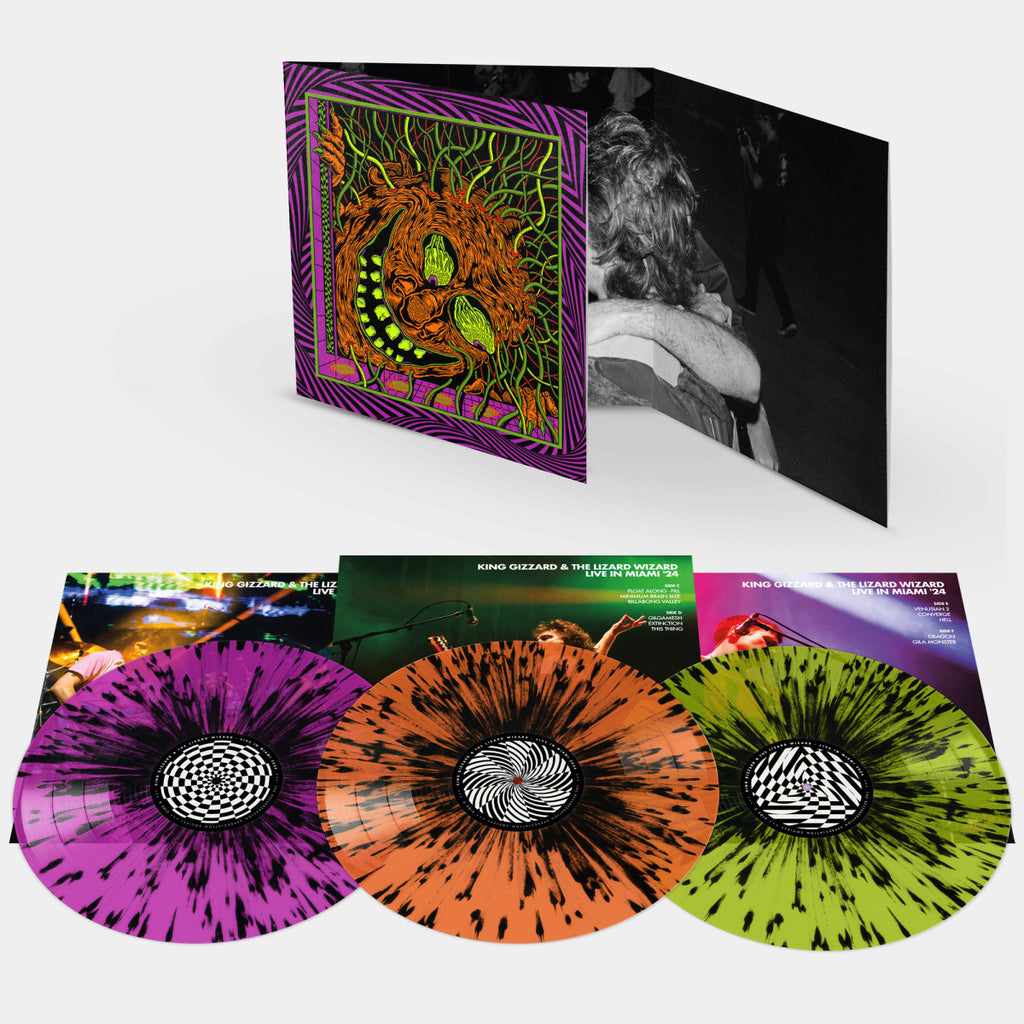 King Gizzard And The Lizard Wizard - King Gizzard: Live In Miami '24 (3LP Triple Gatefold Splatter Vinyl) (New Vinyl)