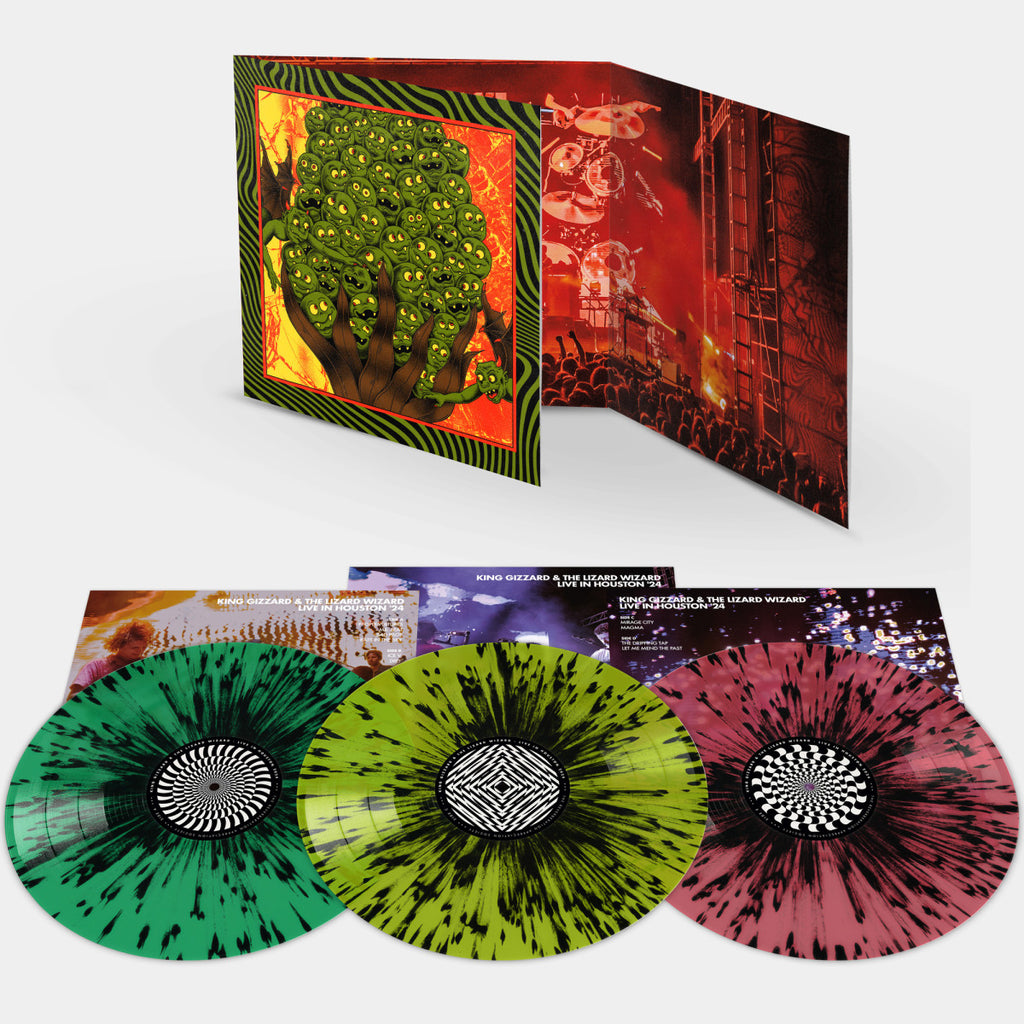 King Gizzard And The Lizard Wizard - Live In Houston '24 (Triple Gatefold - Splatter Vinyl) (New Vinyl)