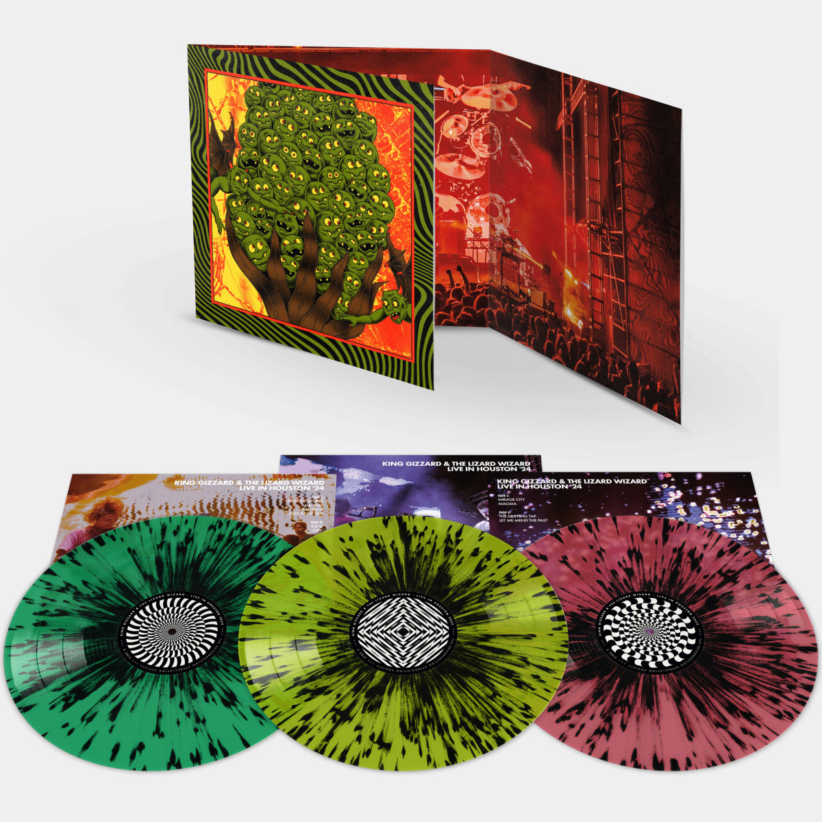 King Gizzard And The Lizard Wizard - Live In Houston '24 (Triple Gatefold - Splatter Vinyl) (New Vinyl)