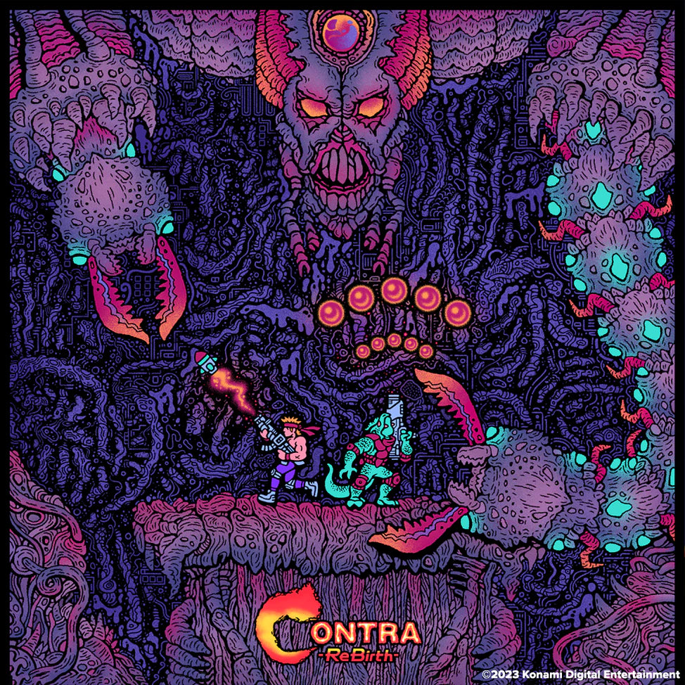 Konami Kukeiha Club - Contra: ReBirth (Purple/Blue Colour) (New Vinyl)