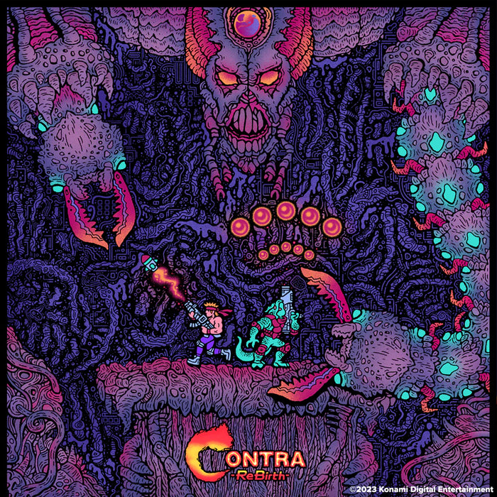 Konami Kukeiha Club - Contra: ReBirth (Purple/Blue Colour) (New Vinyl)