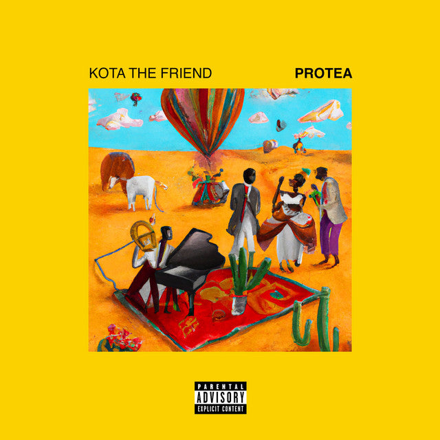 Kota The Friend - Protea (Yellow w/ Red Splatter) (New Vinyl)
