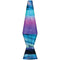 Lava Lamp Classic - BERRY RAINBOW GLITTER & NORTHERN LIGHTS BASE / CLEAR LIQUID 14.5" - For PICK UP ONLY