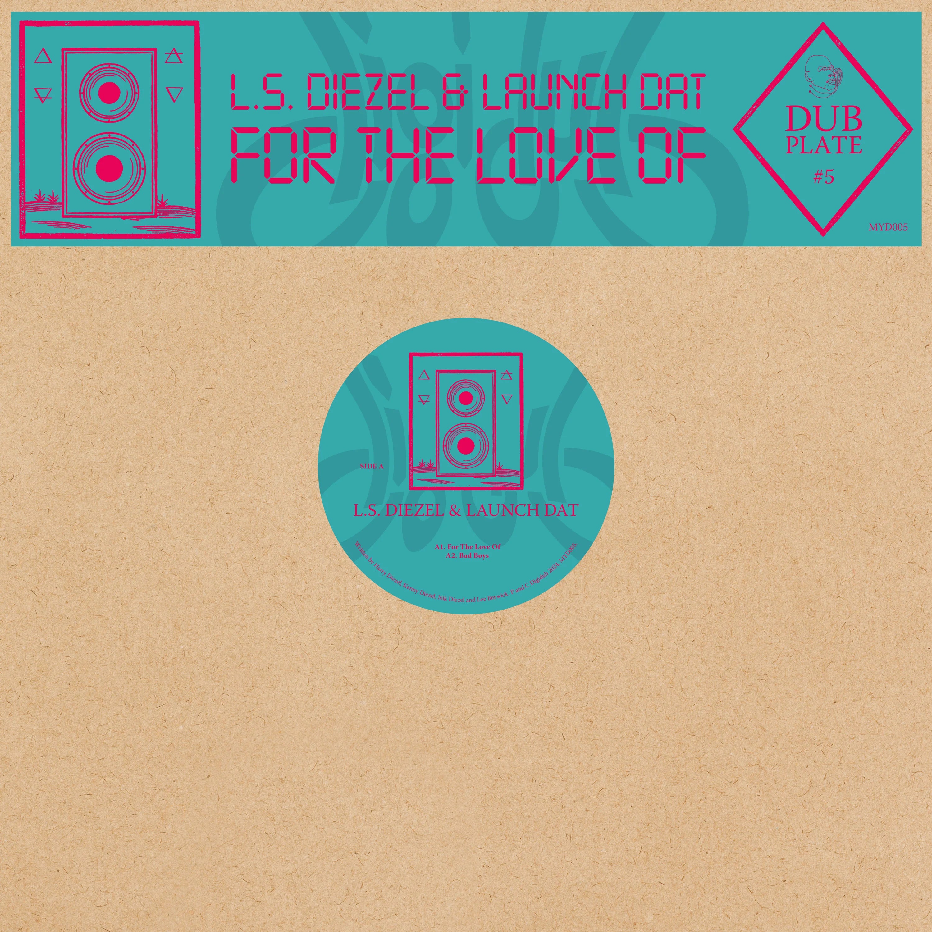 L.S. Diezel & Launch DAT - Dubplate #5: For The Love Of 12" (New Vinyl)
