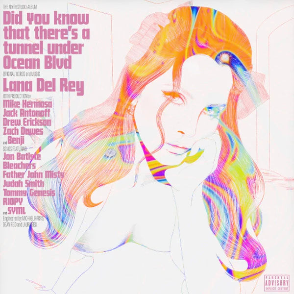 Lana Del Rey - Did You Know That There's A Tunnel Under Ocean Blvd (Festival Edition) (2LP Orange Vinyl) (New Vinyl)