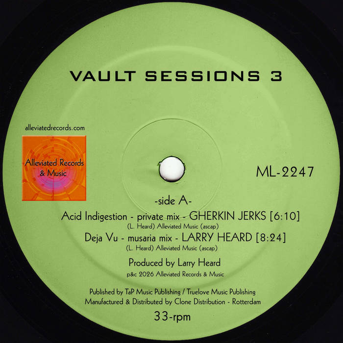 Larry Heard - Vault Sessions 3 (New Vinyl)