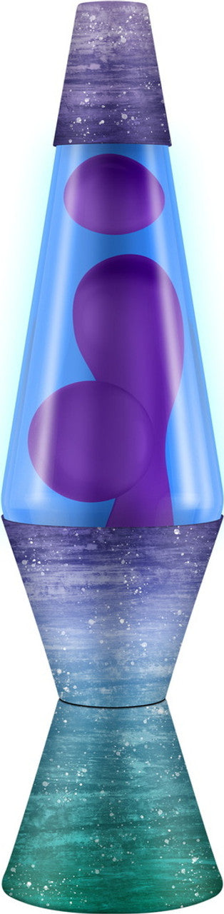 Lava Lamp Classic - WAX LIQUID / BLUE LIQUID / SPARKLE CERAMIC DIP BASE 14.5" - For PICK UP ONLY