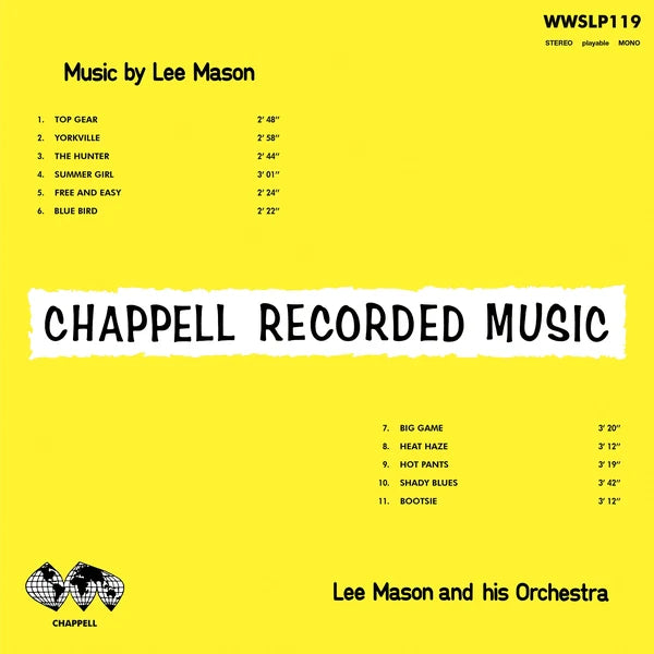 Lee Mason - Music By Lee Mason (1971) (New Vinyl)