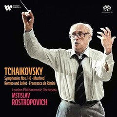 London Philharmonic Orchestra/Mstislav Rostropovich - Tchaikovsky: Symphonies 1-6, Manfred, Francesca Da Rimini, Romeo And Juliet (New CD)