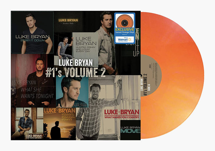 Luke Bryan - #1's Volume 2 (Sunset Orange Vinyl) (New Vinyl)