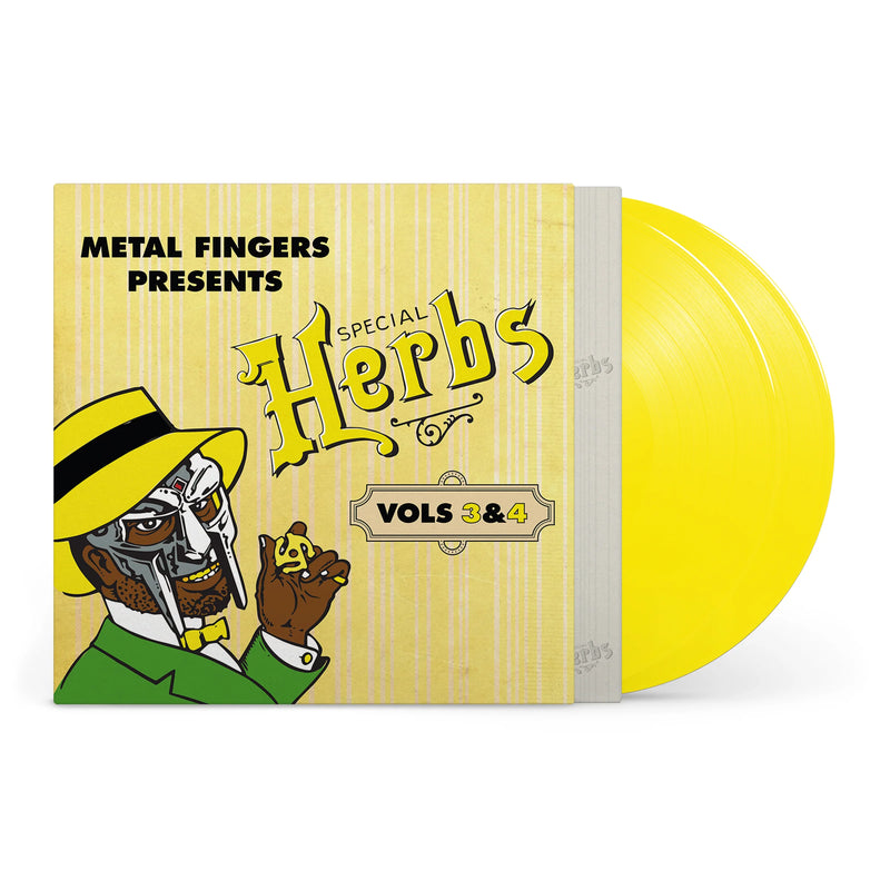 MF Doom - Metal Fingers Presents: Special Herbs Vol. 3 & 4 (2LP Yellow Vinyl) (New Vinyl)