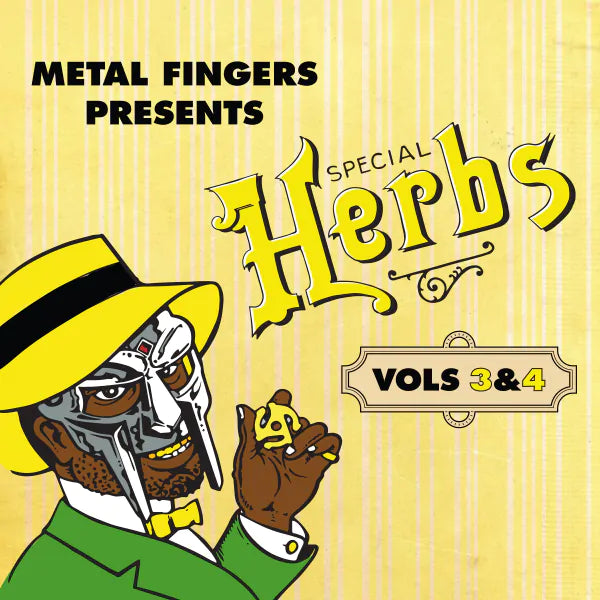 MF Doom - Metal Fingers Presents: Special Herbs Vol. 3 & 4 (2LP Yellow Vinyl) (New Vinyl)