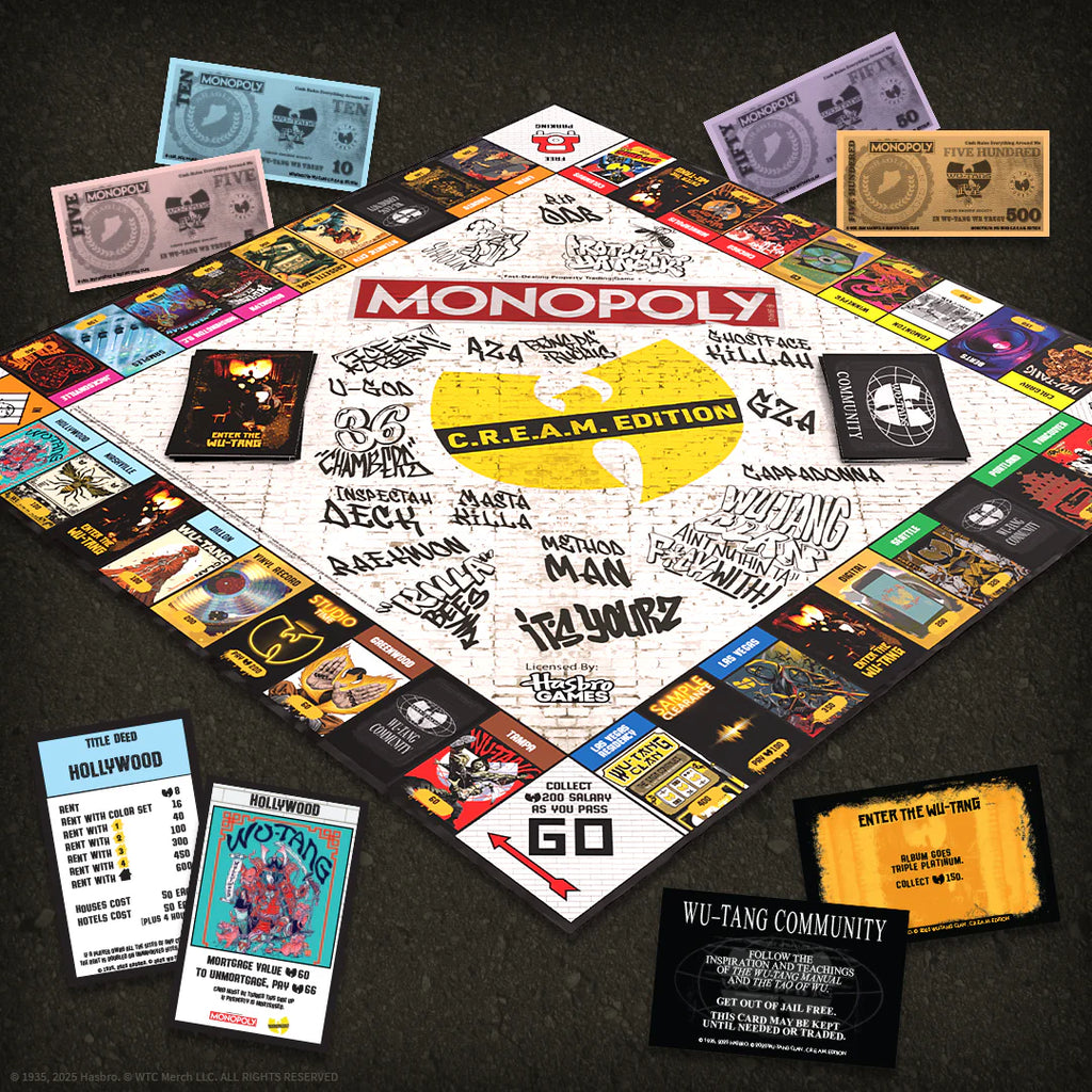 MONOPOLY: Wu-Tang Clan: C.R.E.A.M. Edition Board Game