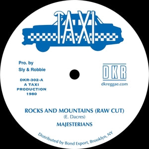 Majesterians - Rocks & Mountains/Version (Raw Cut) (12")(New Vinyl)