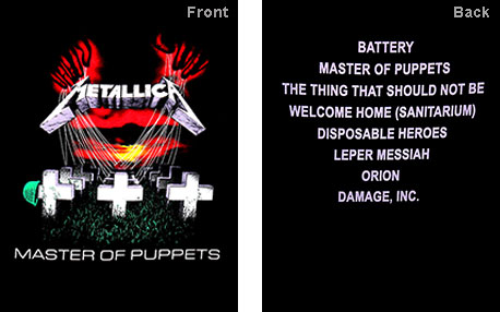 Metallica - Master of Puppets - T-Shirt