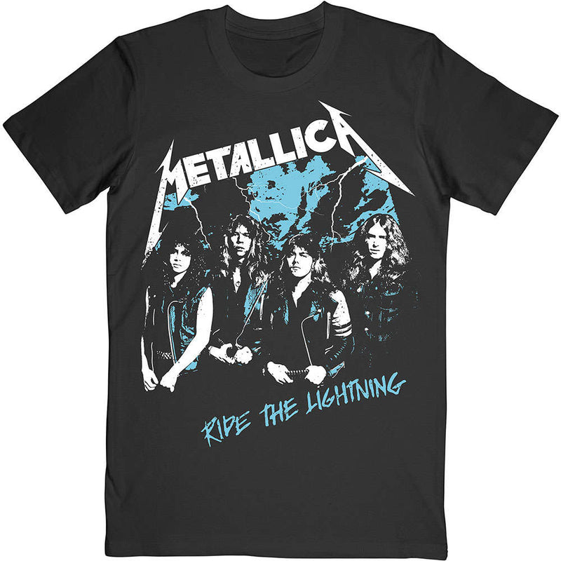 Metallica - Ride The Lightning Band Photo T-Shirt