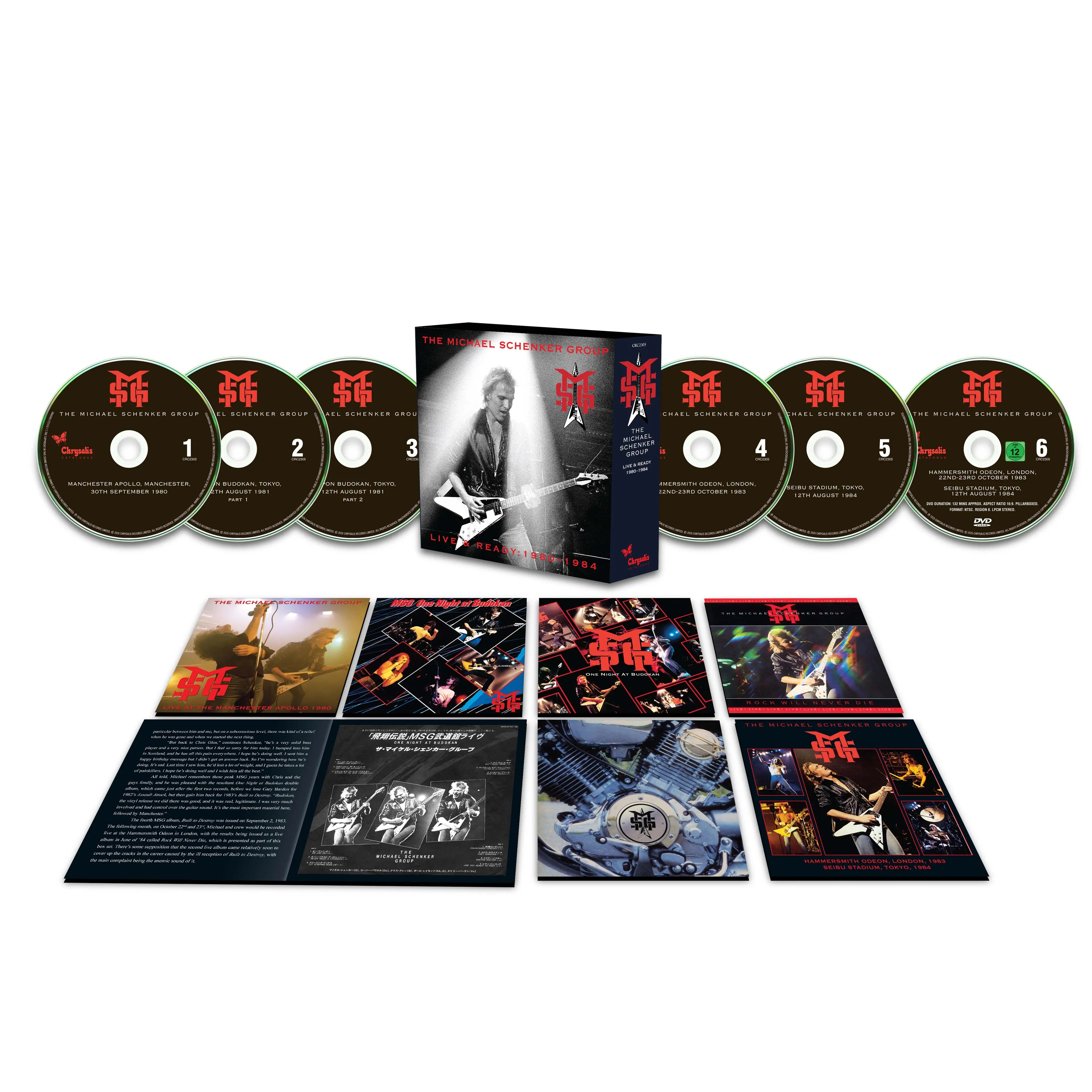 Michael Schenker Group - Live & Ready 1980-1984 (6CD) (New CD)