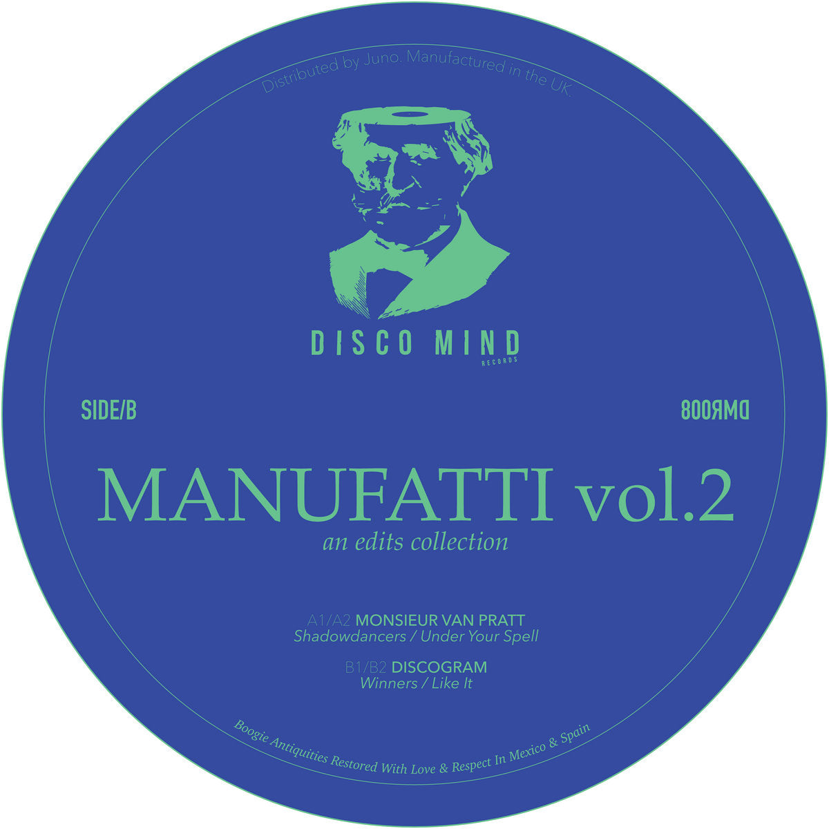 Monsieur Van Pratt / DiscoGram - Manufatti Vol. 2 (12") (New Vinyl)