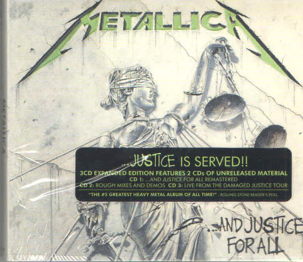Metallica - And Justice For All (3CD Expanded Edition) (New CD)