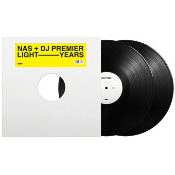 新品★ NAS & DJ PREMIER LIGHT-YEARS Nas + DJ Premier - LIGHT-YEARS (Indie Black) (New Vinyl) – Sonic