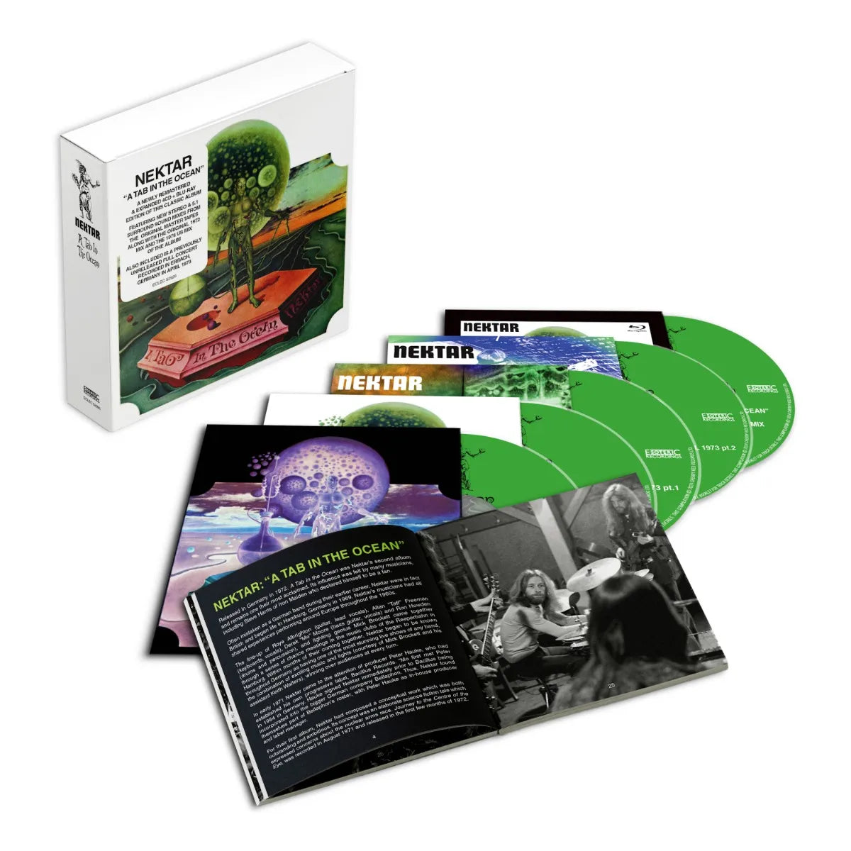Nektar - A Tab in the Ocean (4CD + Blu-Ray Deluxe Edition) (New CD)