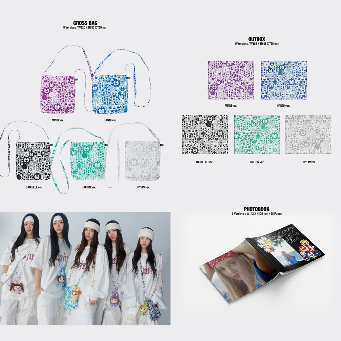 NewJeans - Supernatural: NJ x Murakami (Cross Bag Ver.) (New CD