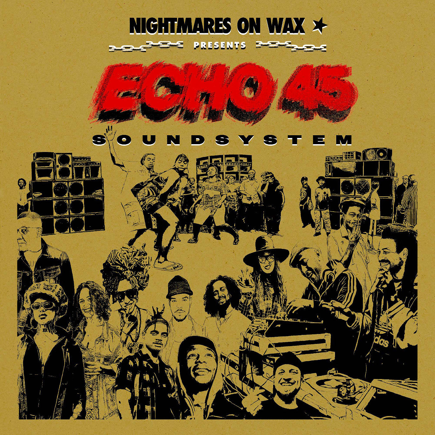 Nightmares On Wax - Echo 45 Sound System (Gold Vinyl) (New Vinyl)